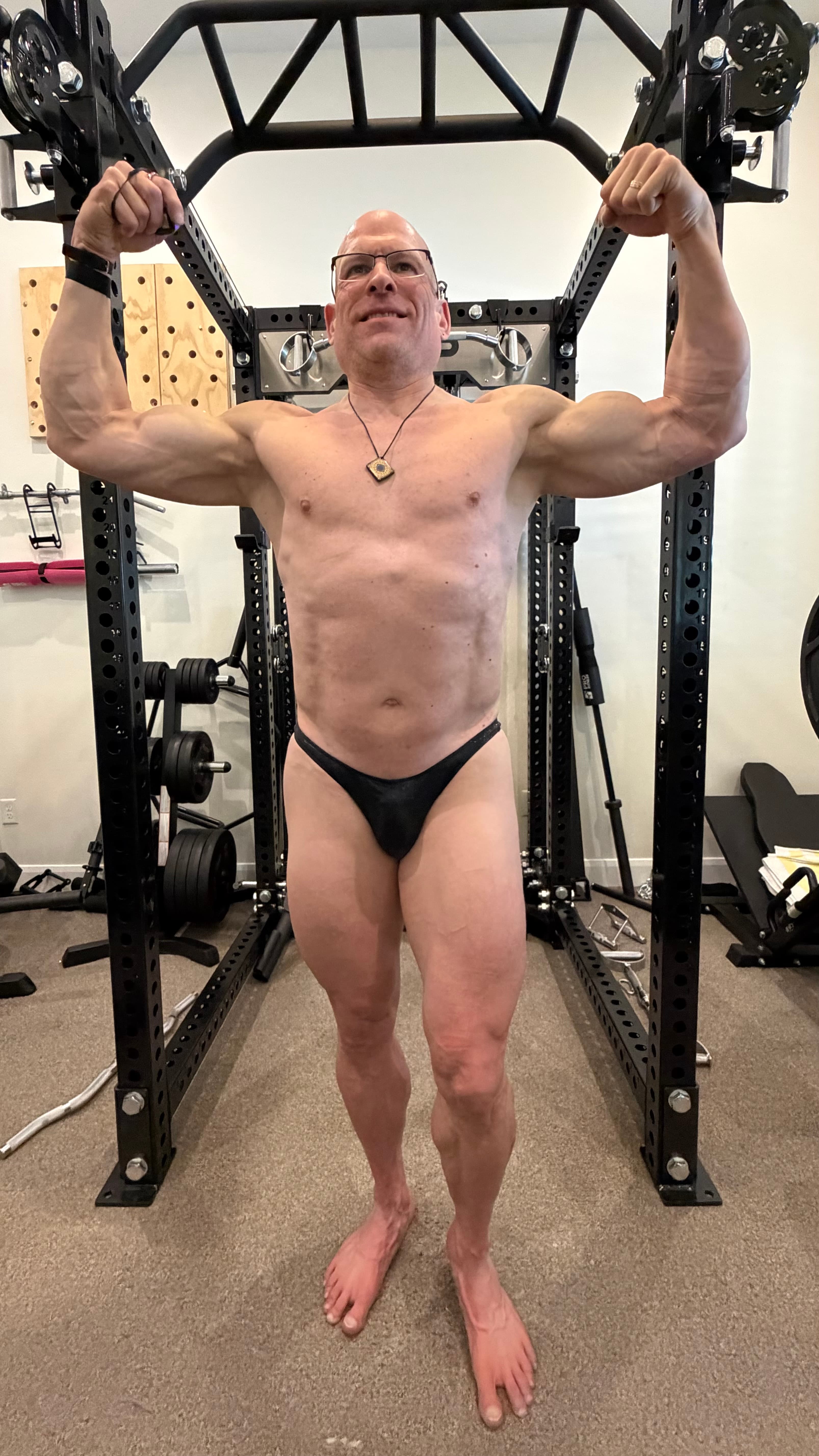 Competitive bodybuilder